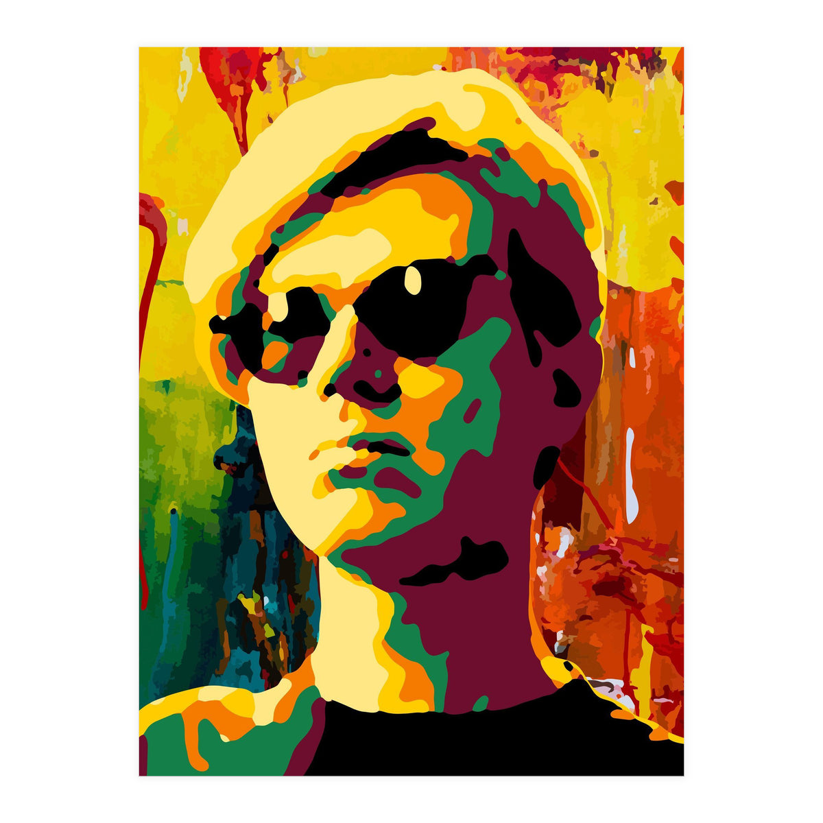 Andy Warhol Abstract  (Print Only)