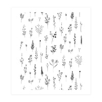 Wildflowers Minimalist Pattern (Print Only)