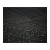 Kids running down from the volcano - Iceland  (Print Only)