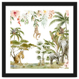 Watercolor Wild Animals Jungle thumbnail
