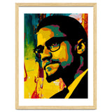 Malcolm X Colorful Abstract Art thumbnail