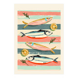 Sardines On Stripes (Print Only) thumbnail