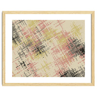 Geometric Cross Patterns Muted