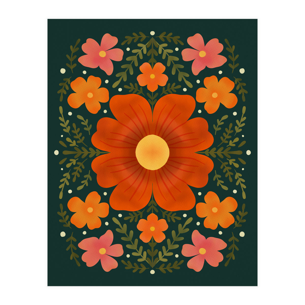 Red Flower (Print Only)