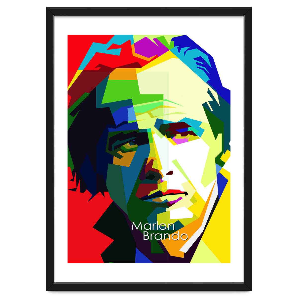 Marlon Brando Pop Art WPAP