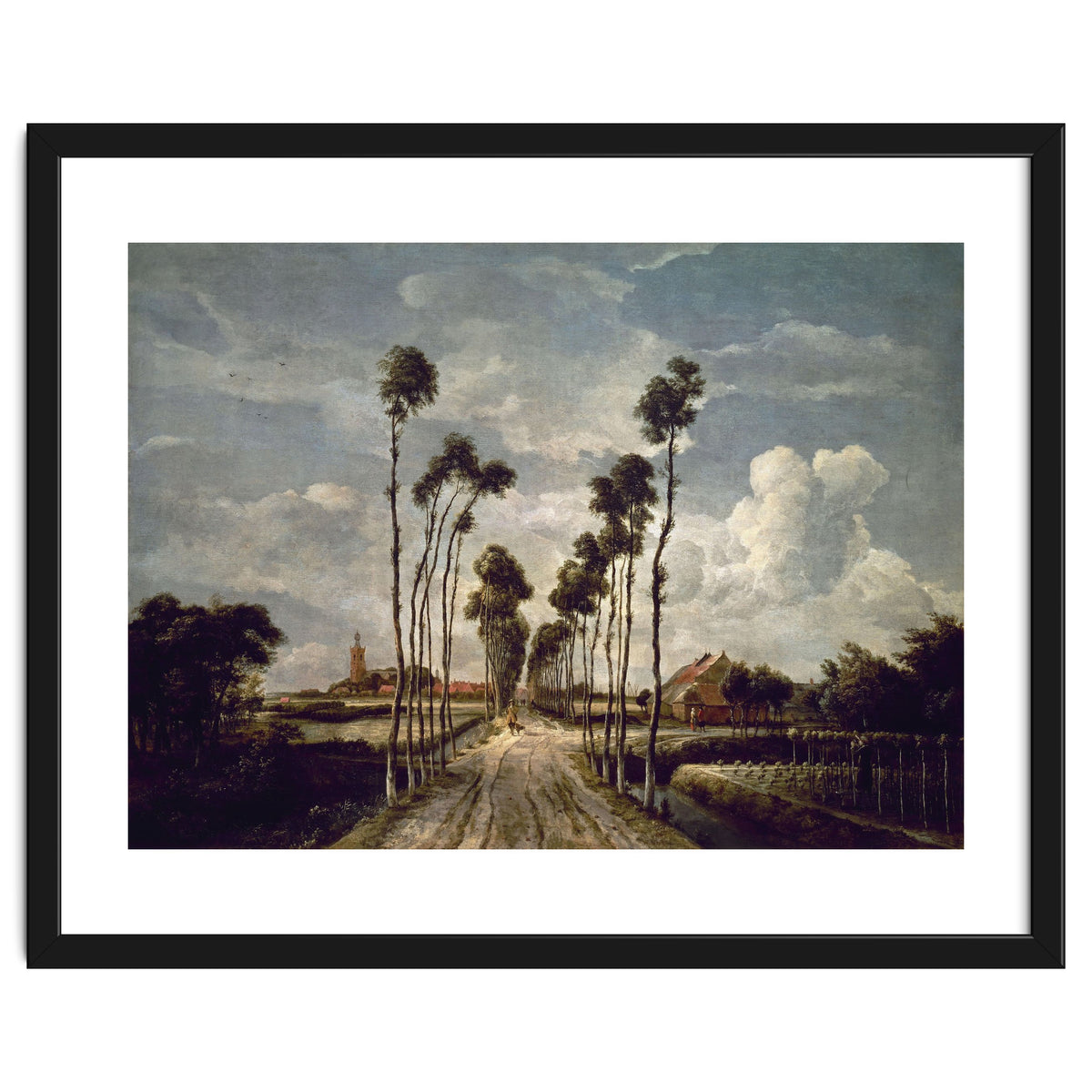 'The Avenue at Middelharnis', 1689, Oil on canvas, 103 x 141 cm.