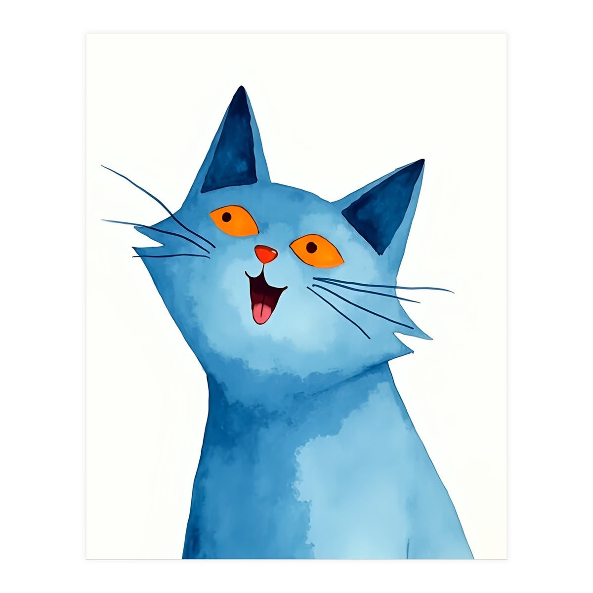 Eyes Orange (Print Only)