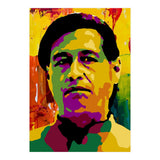Cesar Chavez Colorful Abstract Art (Print Only) thumbnail