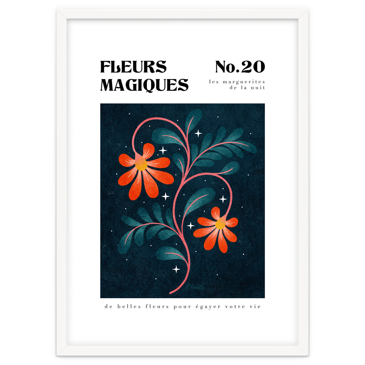 Magical Flowers No.20 Dark Daisies