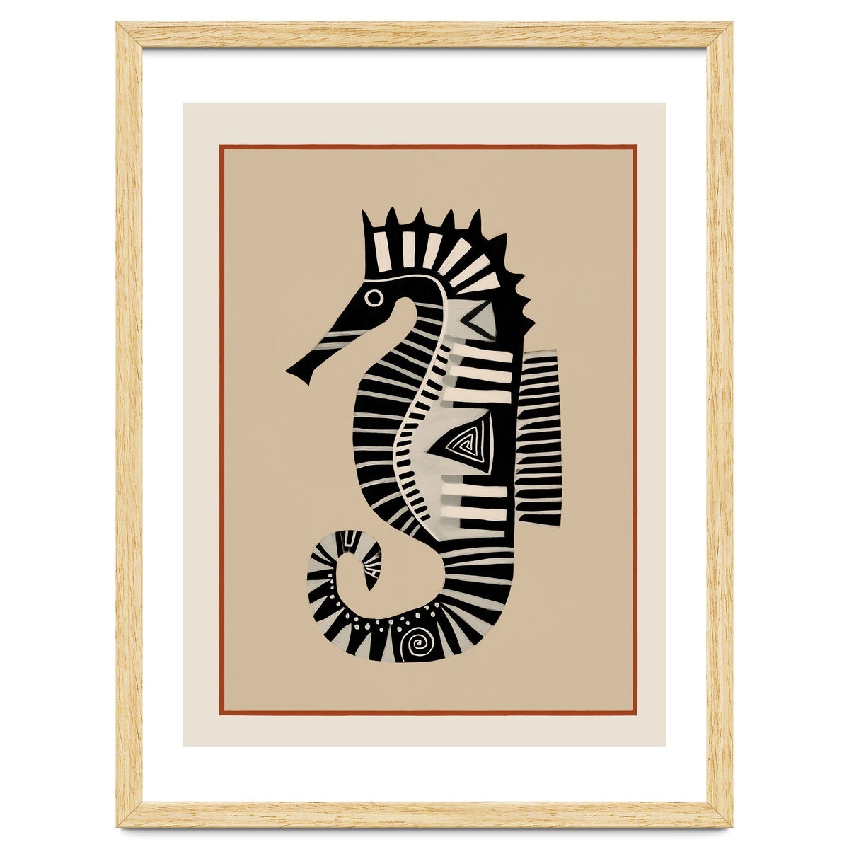 Striped Seahorse II