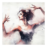 Elegant Ballet Dancer Portrait In Motion (Print Only) thumbnail