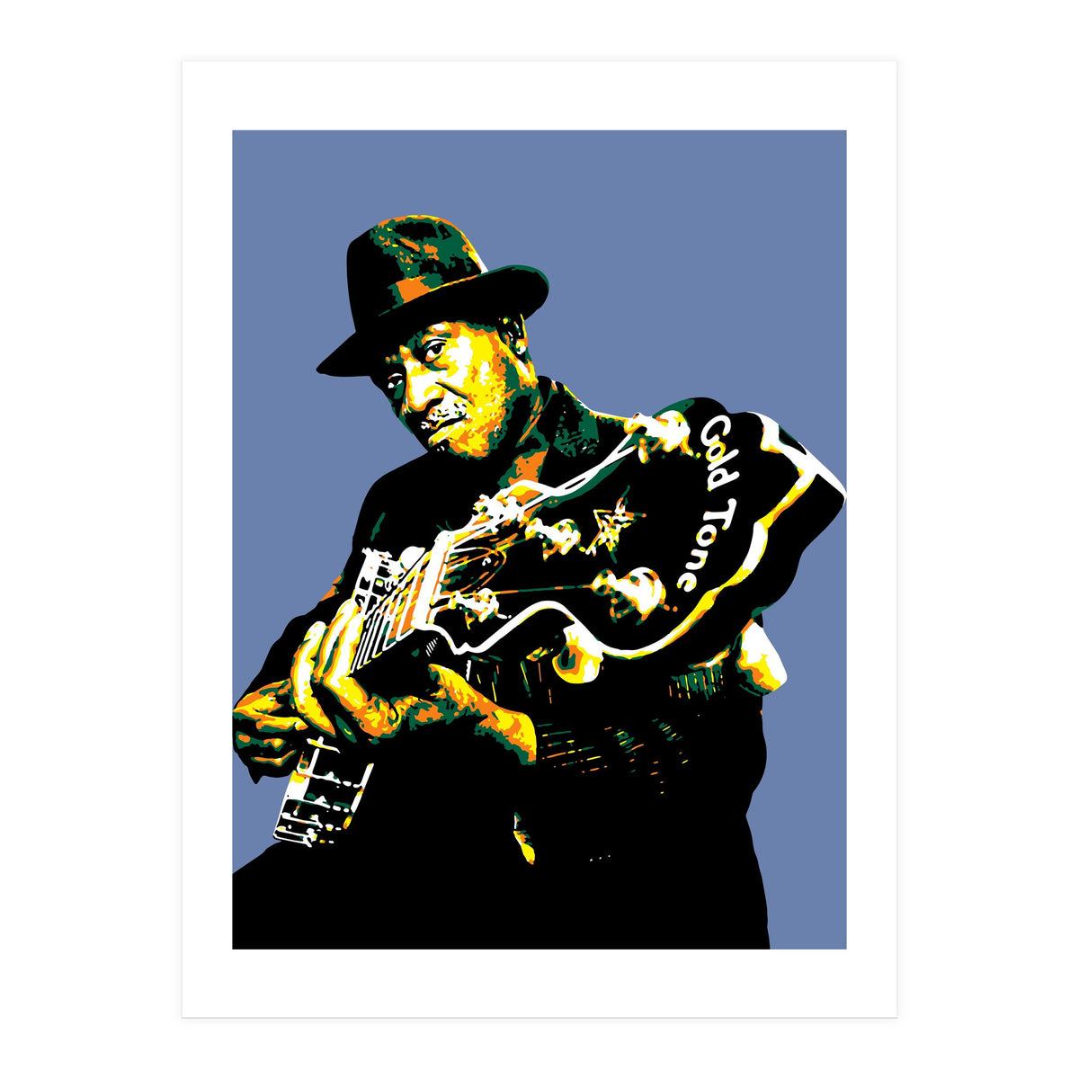 Taj Mahal American Blues Musician Legend (Print Only)