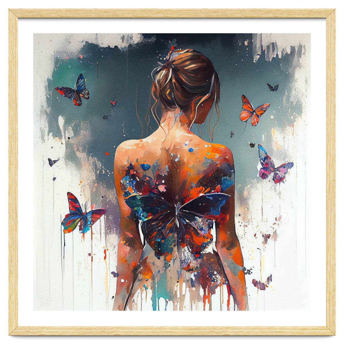 Powerful Butterfly Woman Body #4