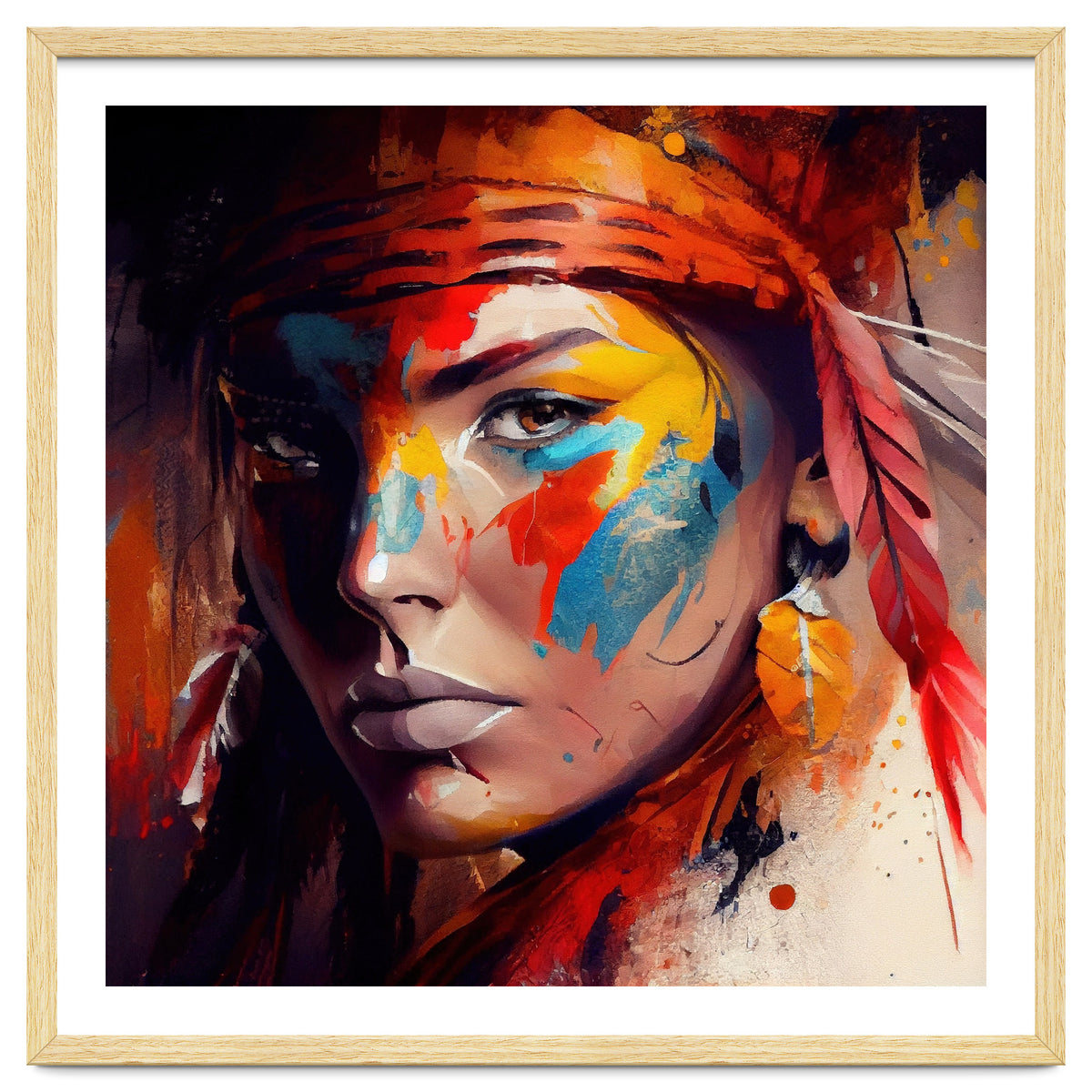 Powerful American Native Woman #4