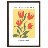Amsterdam Flower Market - Modern Colorful Botanical Print thumbnail
