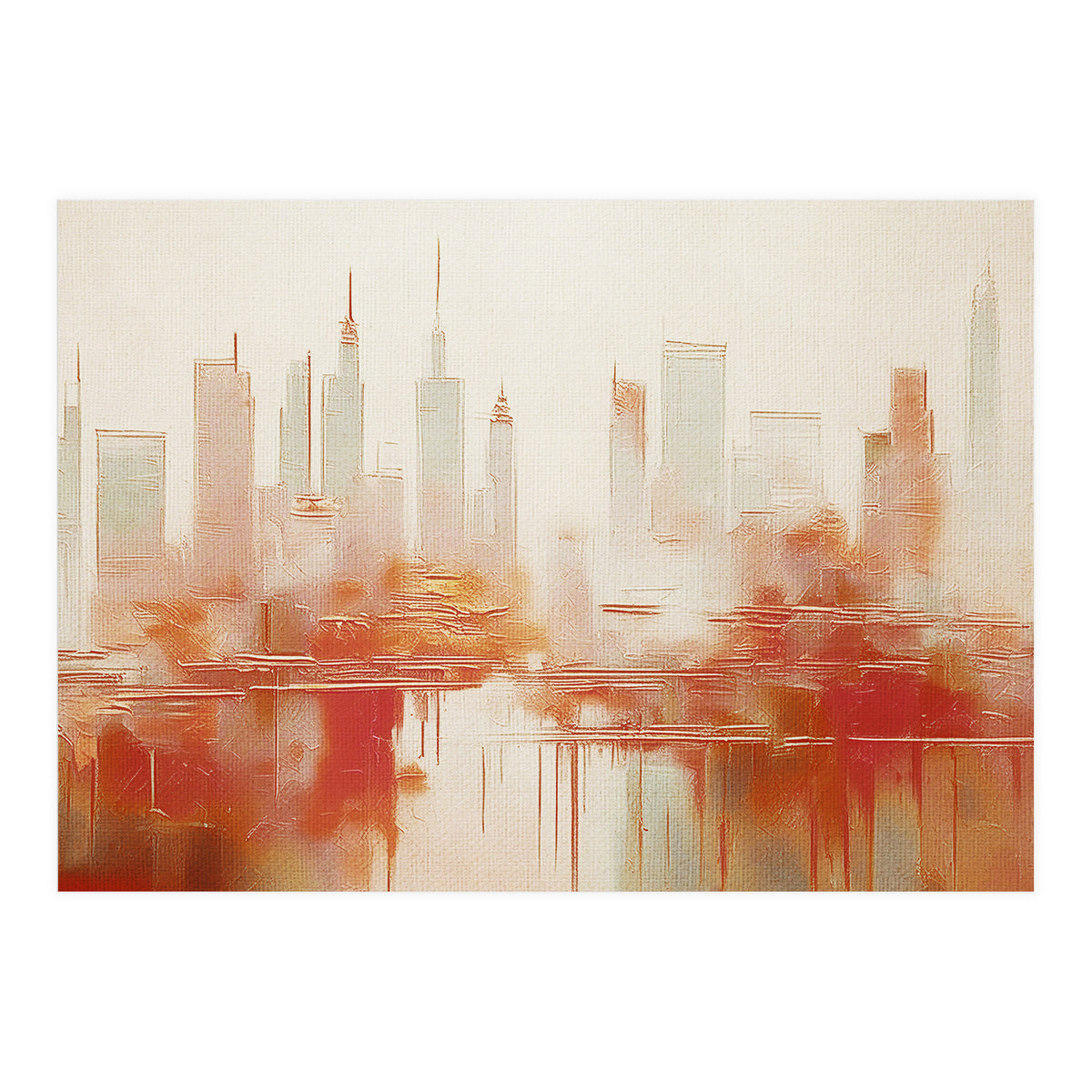 Buildings At Dusk 04 (Print Only)