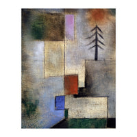 Paul Klee Small Fir Tree Abstract Painting (Print Only)