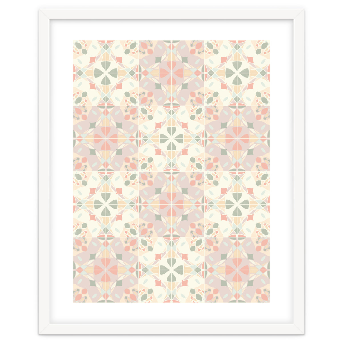 Stained Glass Pastels Tiles