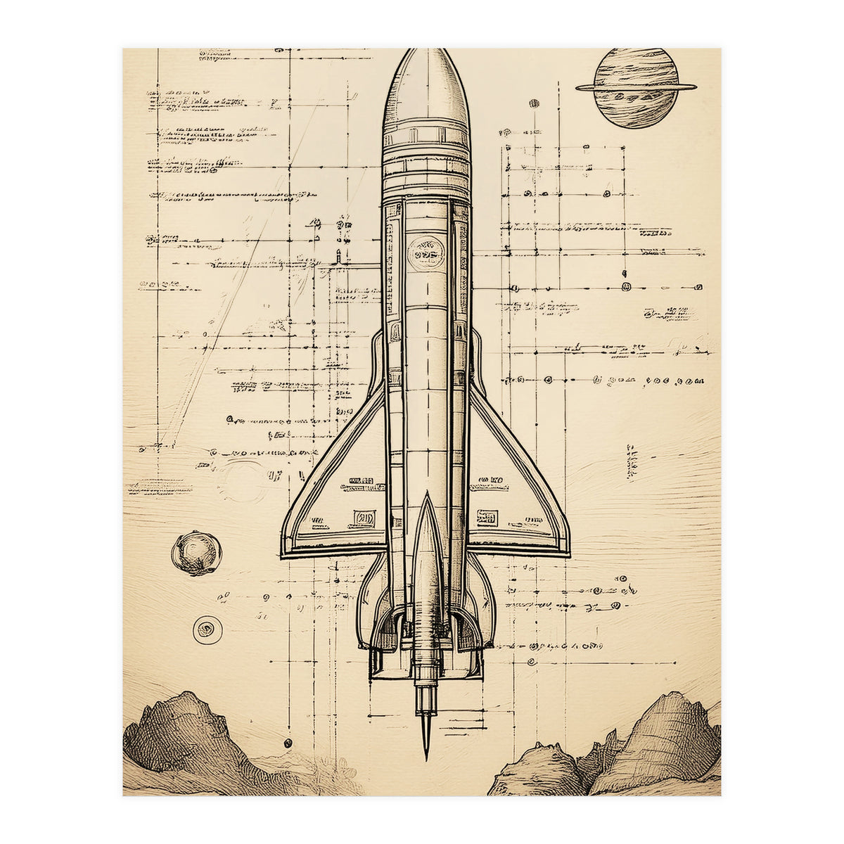 Back To The Moon 011 (Print Only)