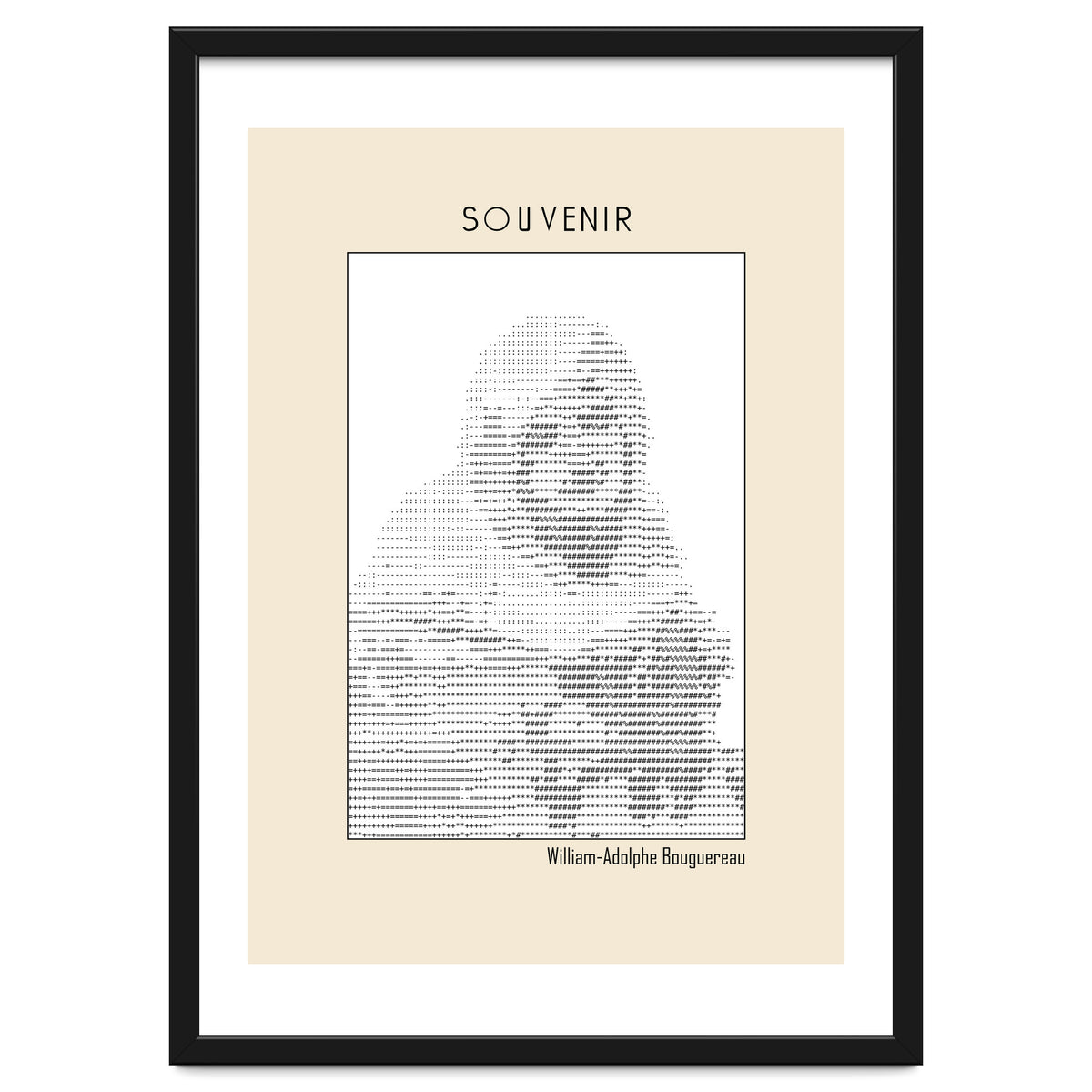 Souvenir – William Adolphe Bouguereau (1894) – Ascii Art