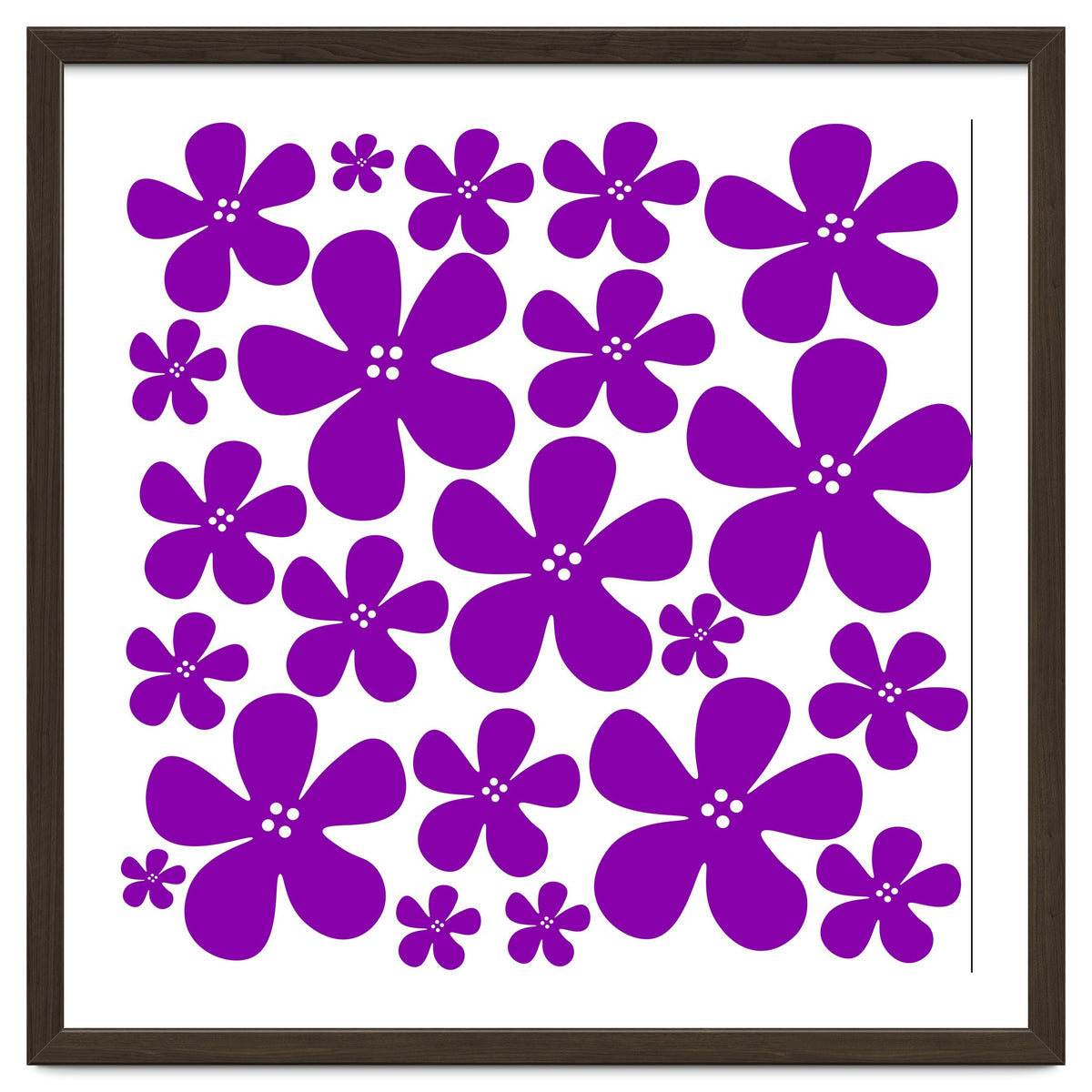 Purple Flowers Pattern