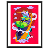 Knight Frog Pop Art Illustration thumbnail