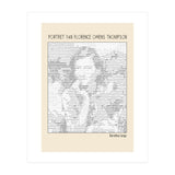Portret Van Florence Owens Thompson (ascii Art) (Print Only) thumbnail