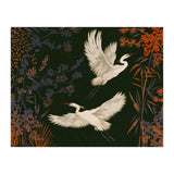 White Herons Flying Asian Art (Print Only) thumbnail
