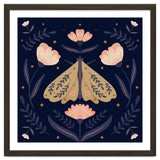 Moth And Flowers thumbnail