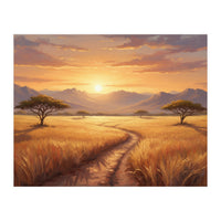 Golden Peak Sunset (Print Only)