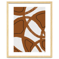 Abstract Brown and Black Lines