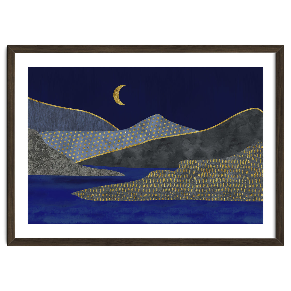 Abstract Landscape Moonlight Mood