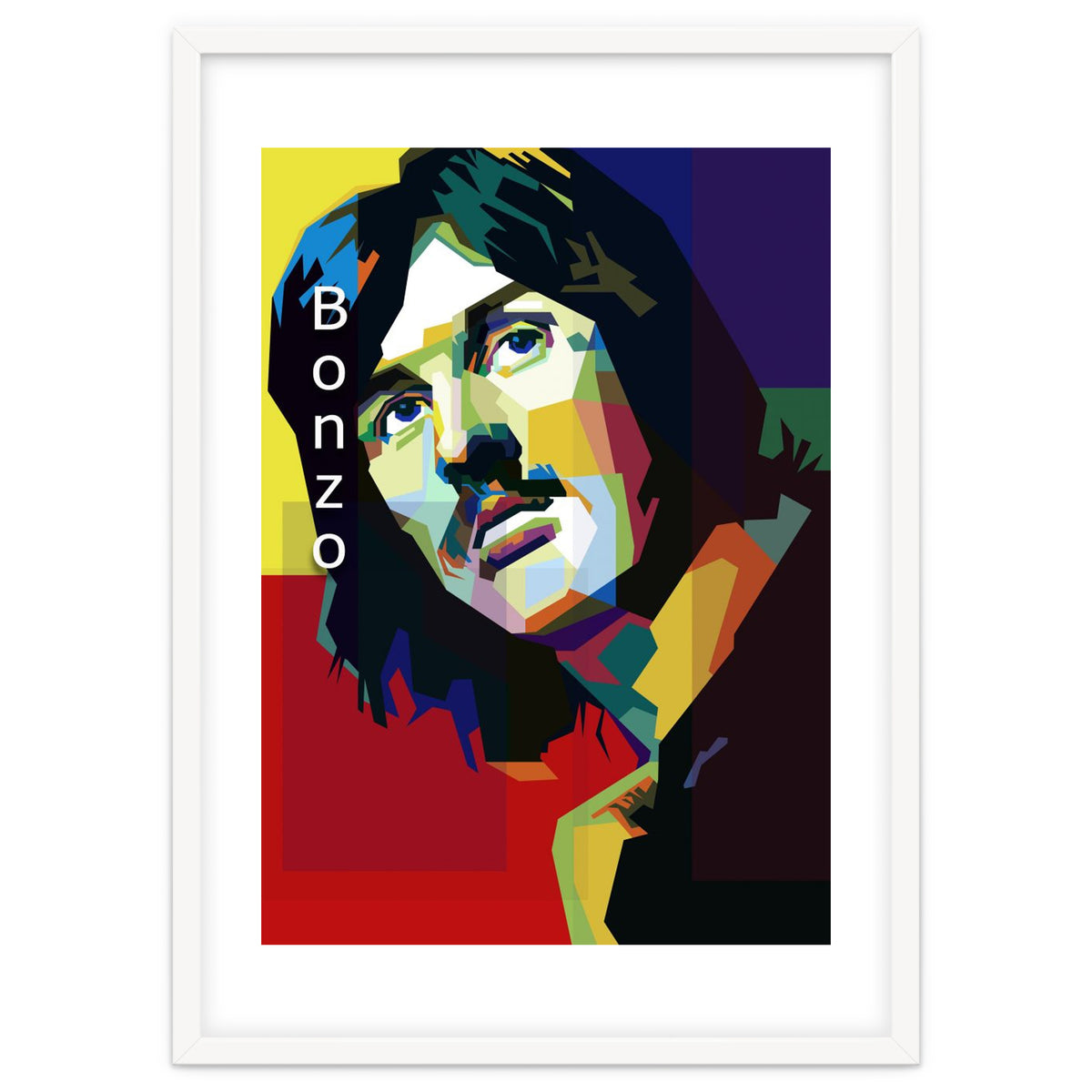 John Bonham Led Zeppelin Pop Art WPAP