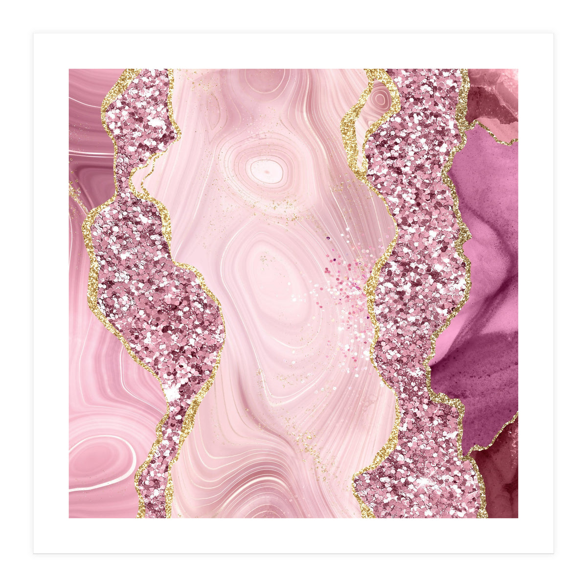 Agate Glitter Dazzle Texture 02 (Print Only)