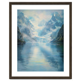 Ethereal Descent: The Glimmering Silence of the Ancient Glacial Fjord thumbnail