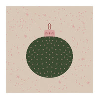 Christmas globe with snowflakes (Print Only)