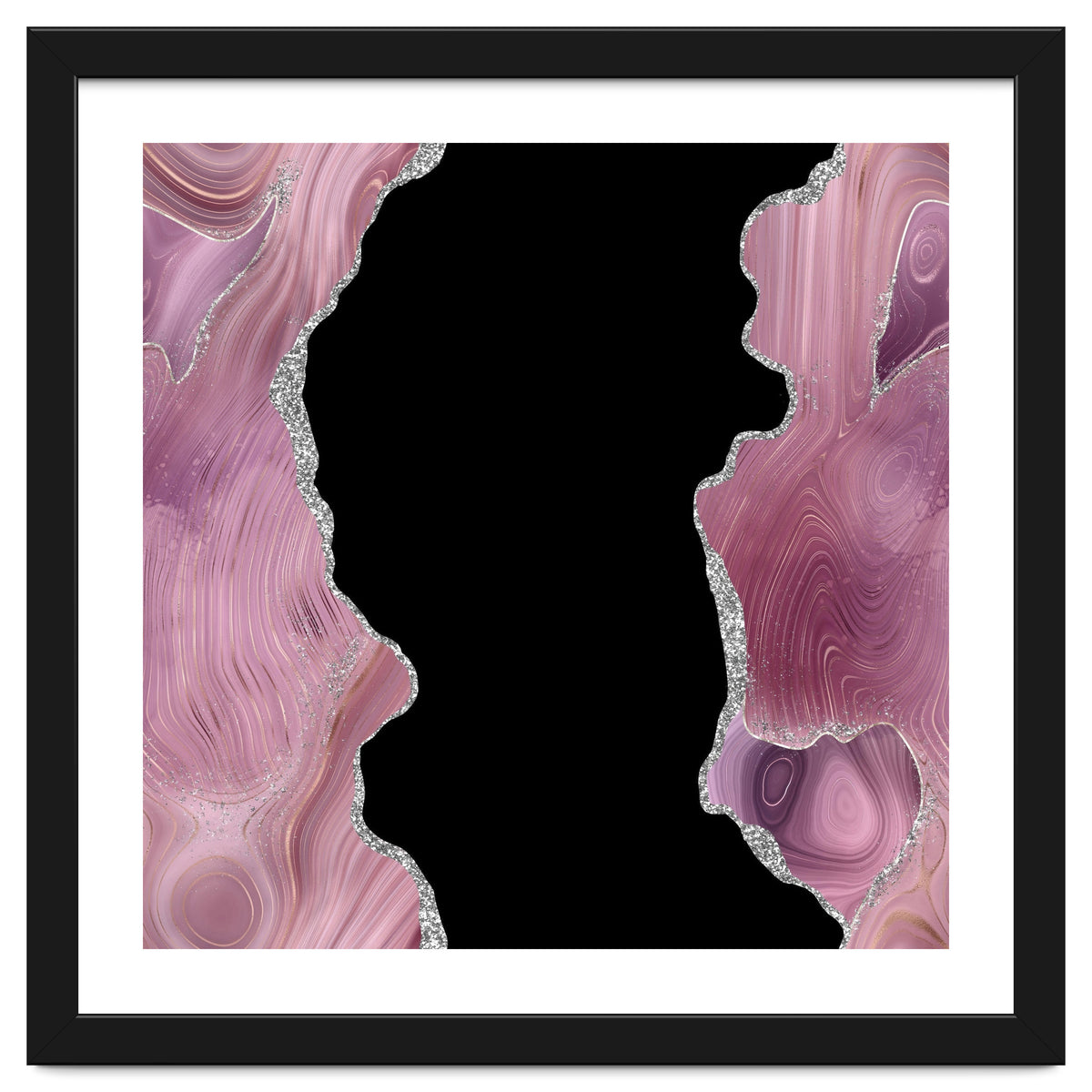 Mauve & Silver Agate Texture 02