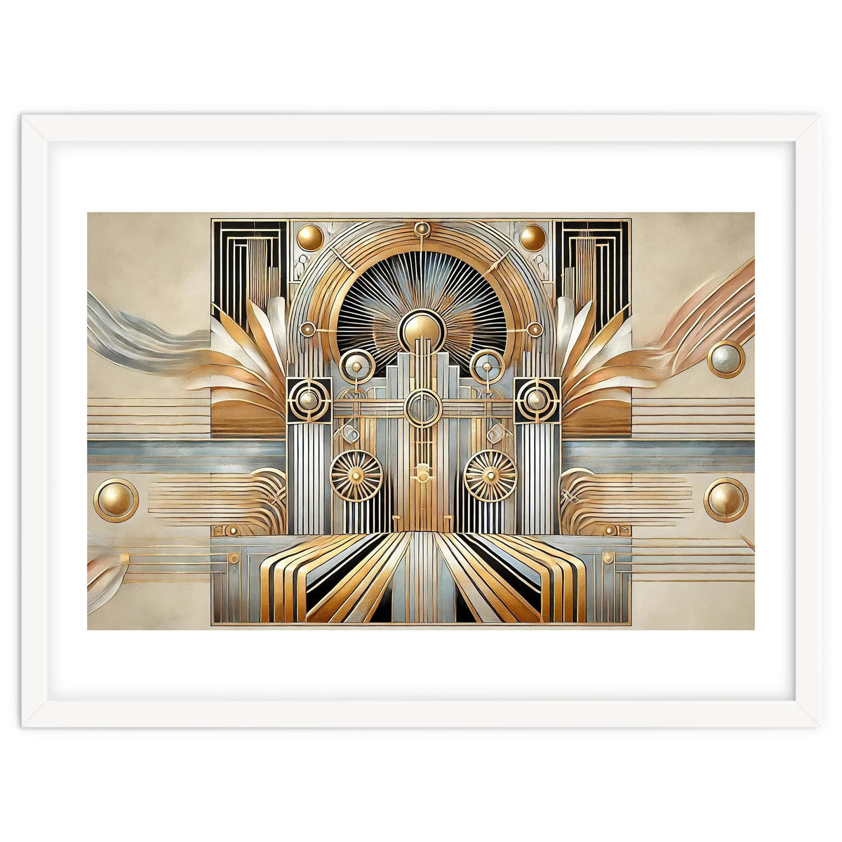 Art Deco Gold Architecture