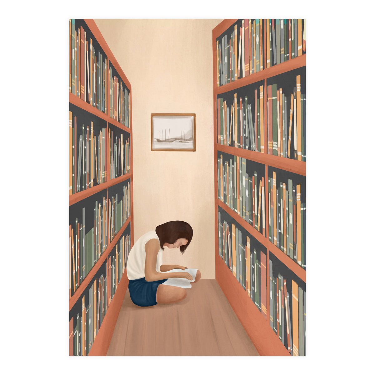 Getting Lost In A Book (Print Only)