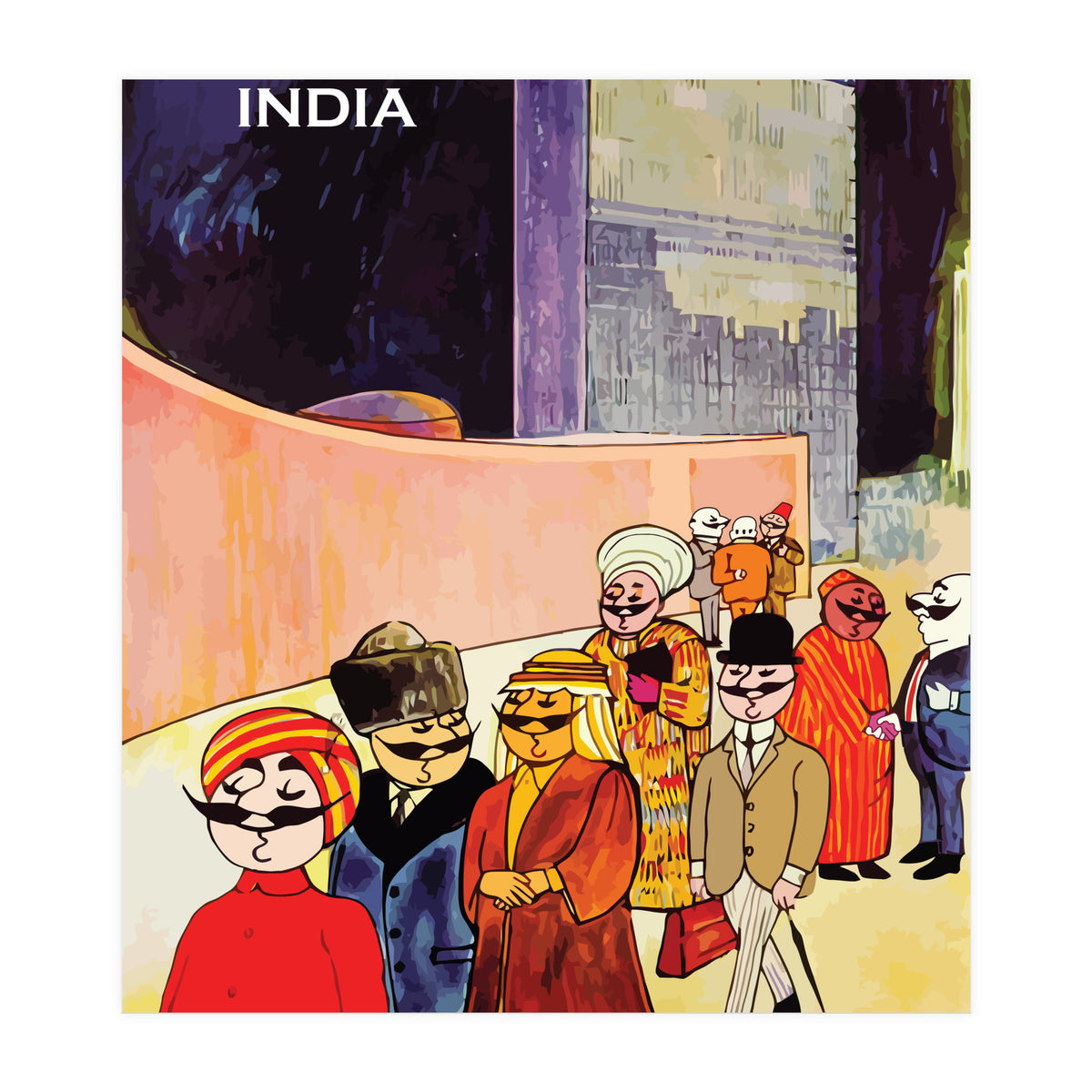 New York - India (Print Only)