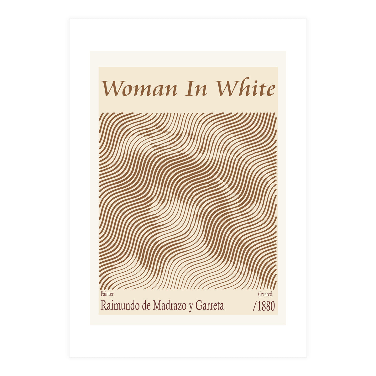 Woman In White – Raimundo De Madrazo Y Garreta (1880) (Print Only)