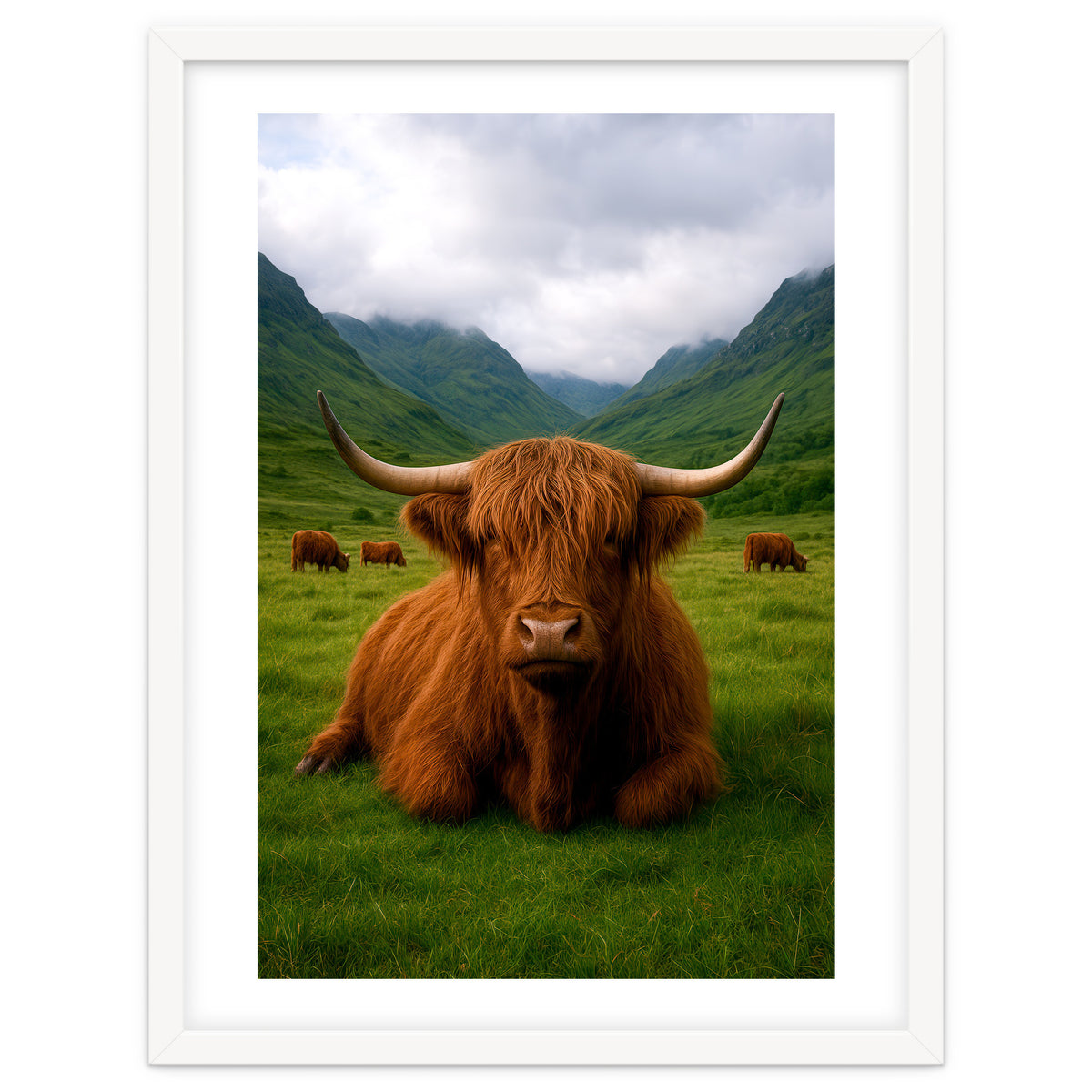 Highland Cow in Scotland