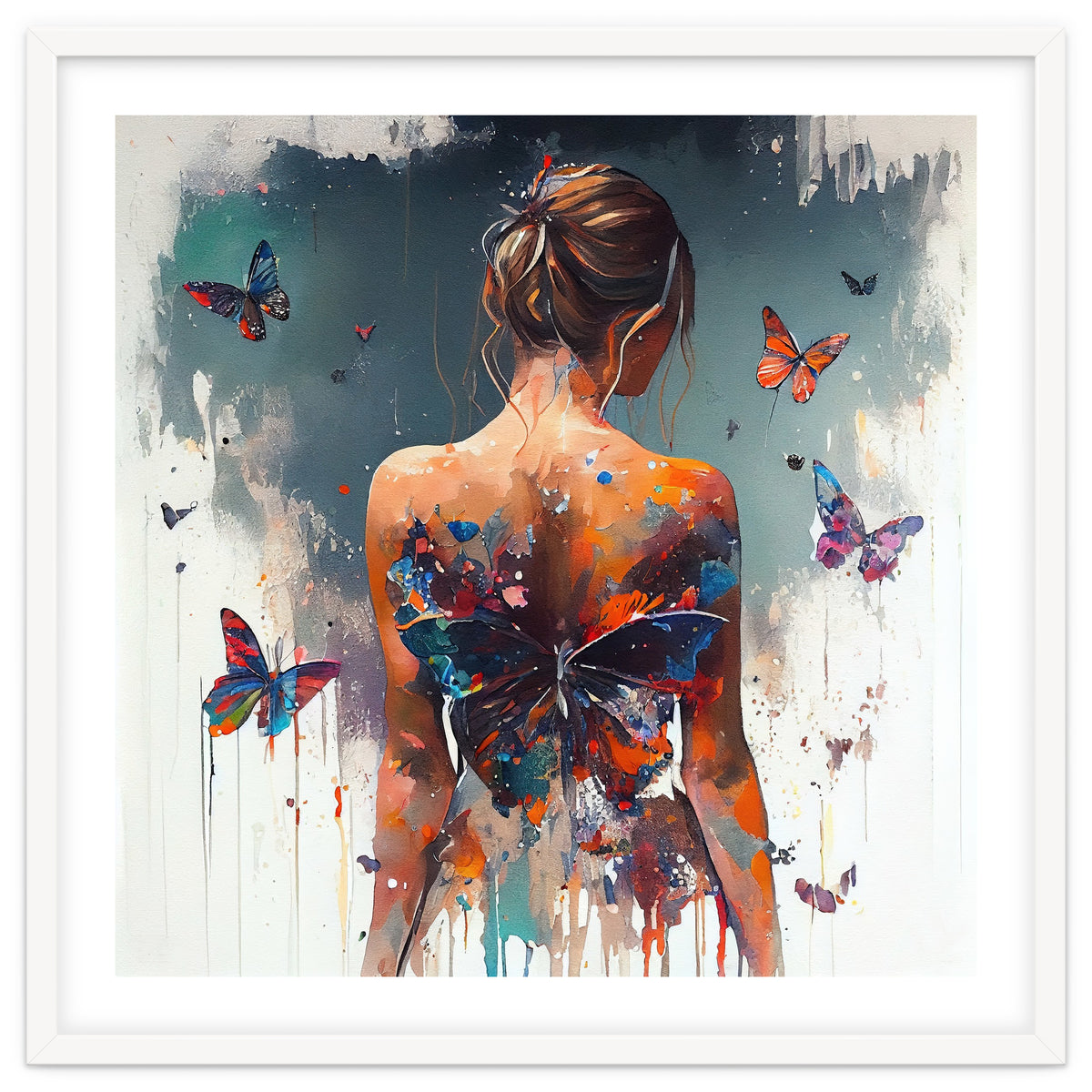 Powerful Butterfly Woman Body #4