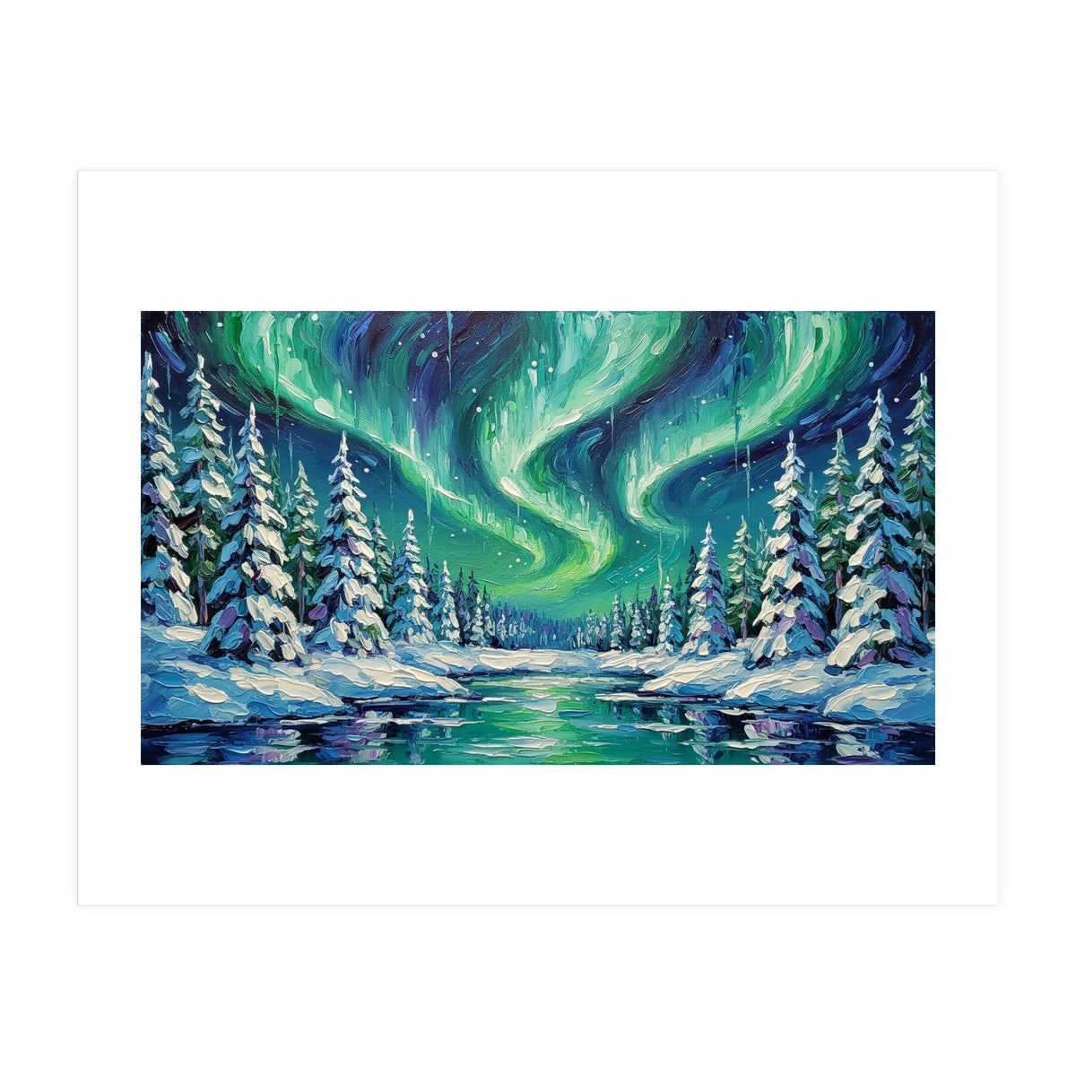 Ethereal Aurora Borealis (Print Only)
