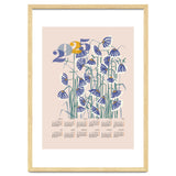 calendar 2025 pastel flowers thumbnail