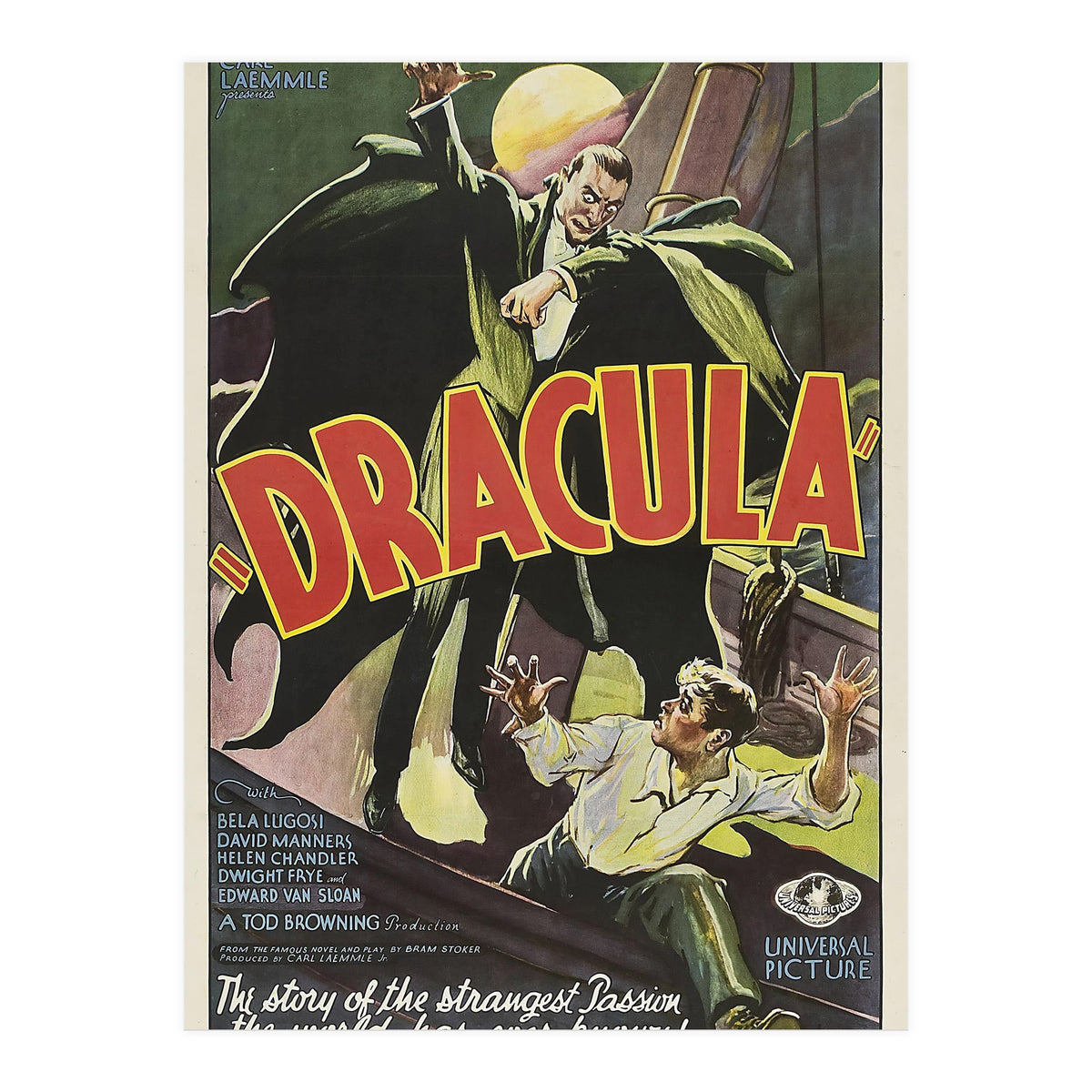 DRACULA (1931), directed by TOD BROWNING. (Print Only)