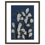 Linocut flower meadow blue thumbnail