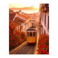 The Charm of a Classic City Tram (Print Only)