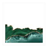 Emerald & Gold Agate Texture 12 (Print Only) thumbnail