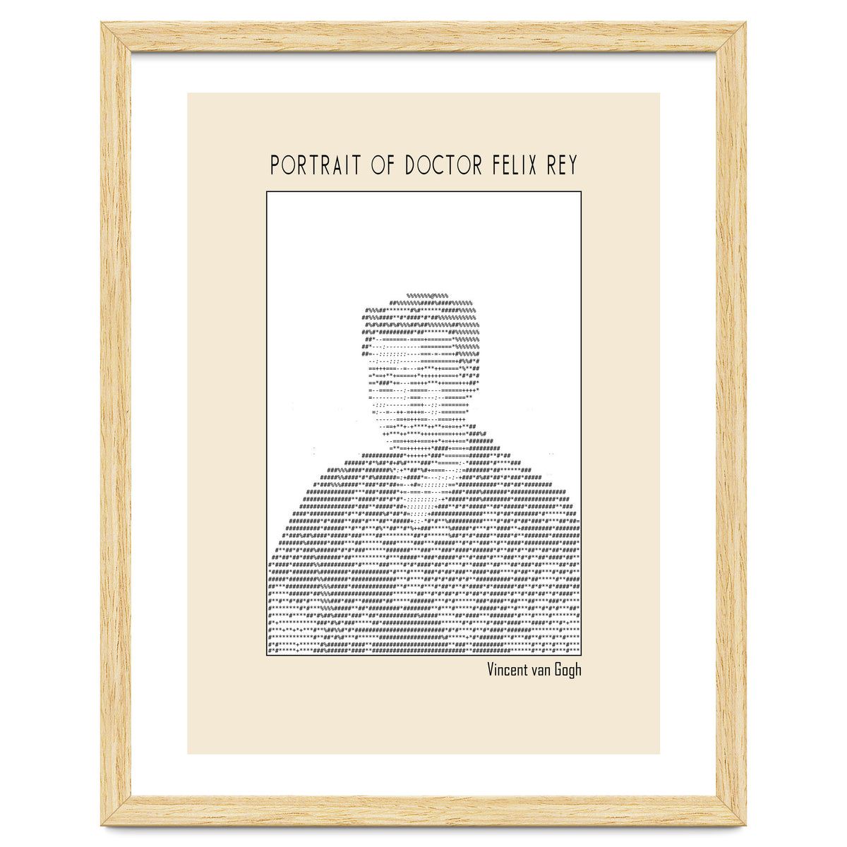 Portrait Of Doctor Felix Rey (ascii Art)